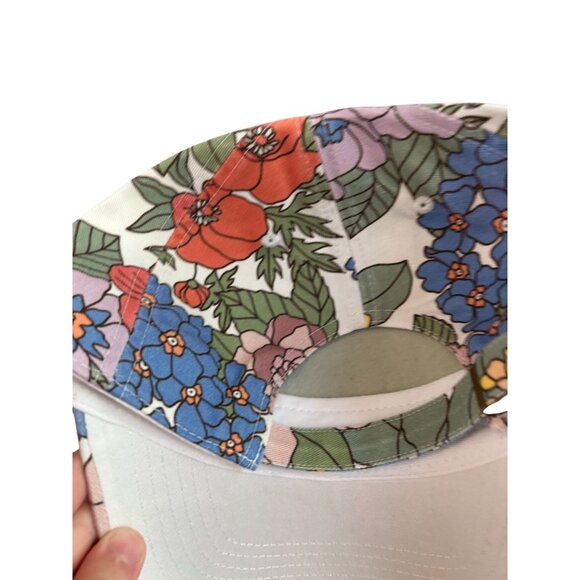 NEW Baltimore Orioles Floral Print Baseball Cap With Adjustable Strap - Picture 2 of 2